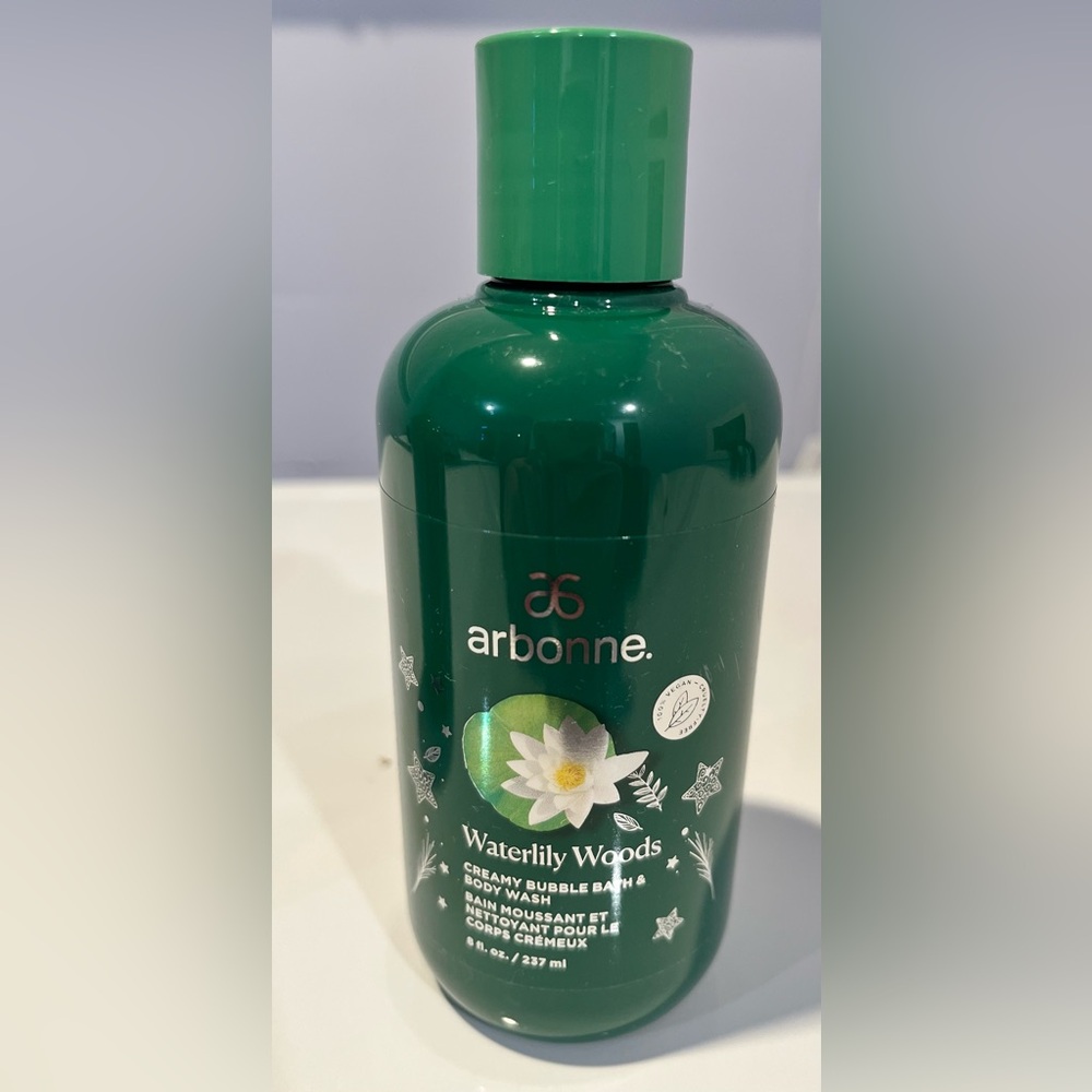 Arbonne Waterlily Woods Bubble Bath/ Body Wash